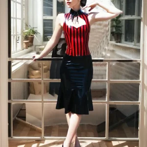 60s Latex Skirt Basic