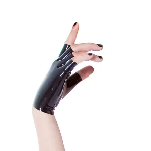 Basic short latex gloves