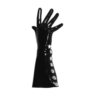 Flared latex driving gloves