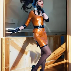 Latex Jacket Top