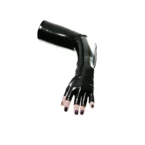 Fingerless opera gloves