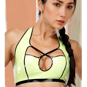 Luci Latex Bikini Top