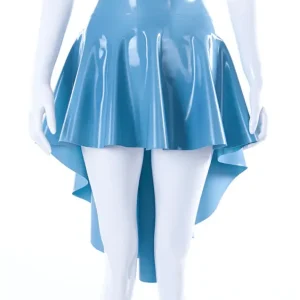 Latex Asymmetric Circle Skirt