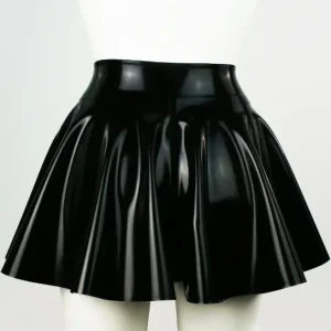 Latex Flippy Skater Skirt