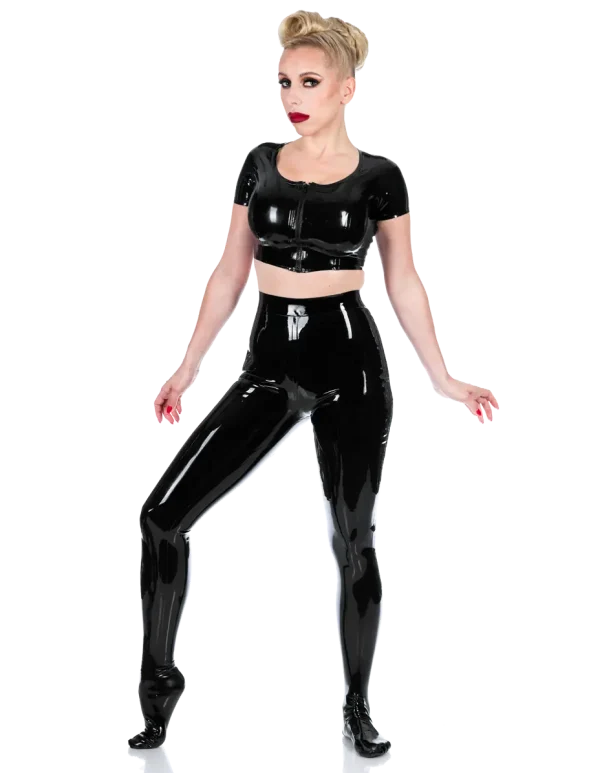 Latex Black Verity Leggings - Image 2