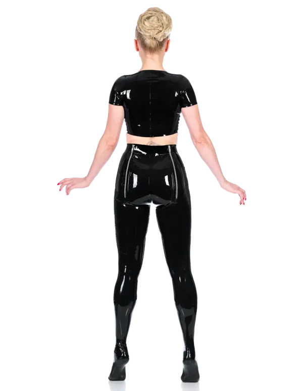 Latex Black Verity Leggings - Image 3