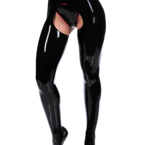 Latex Black Belladonna Tights