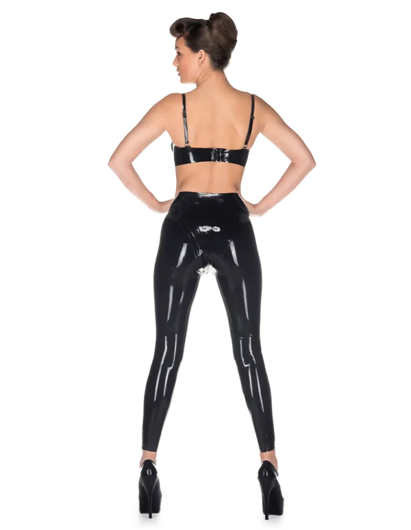 Latex Black Secrets Leggings - Image 3