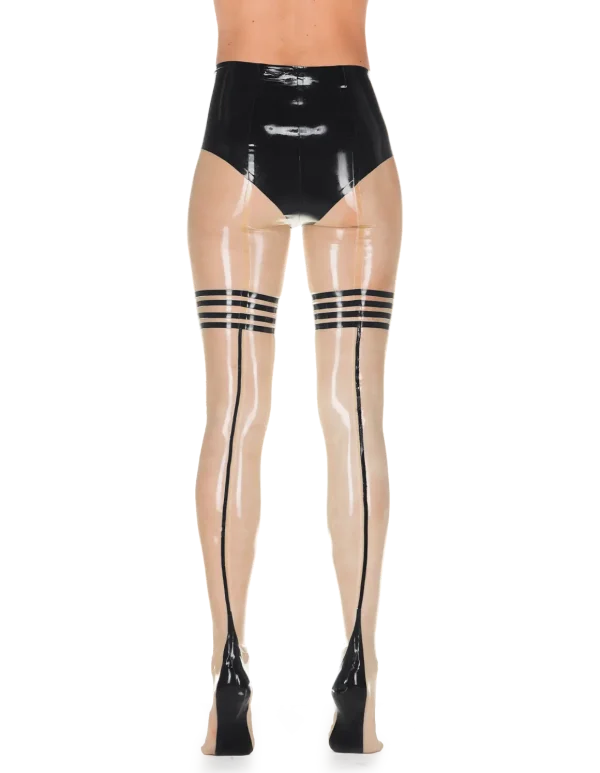 Latex Translucent Natural  Frisson Tights