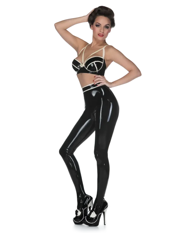 Latex Black Matilda Leggings - Image 3