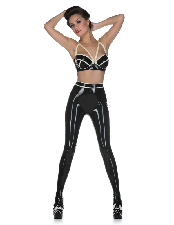 Latex Black Matilda Leggings - Image 4