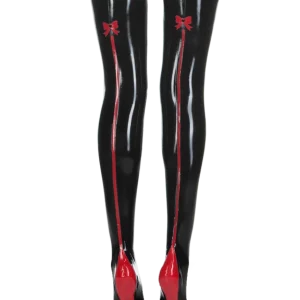 Latex Black Beaux Stockings