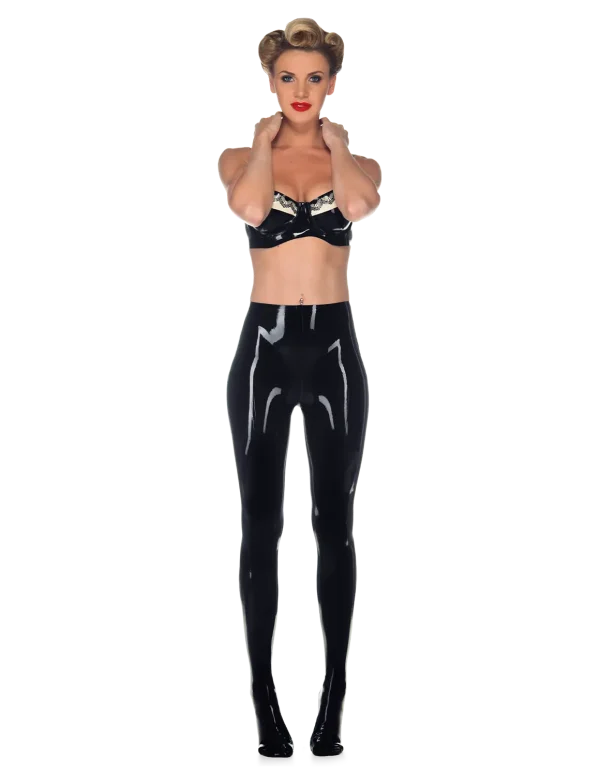 Latex Black Tights (classic) - Image 2
