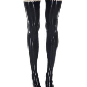 Latex Black Renoir Stockings