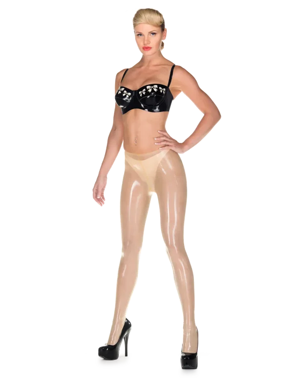 Latex Translucent Natural Bow tights - Image 3