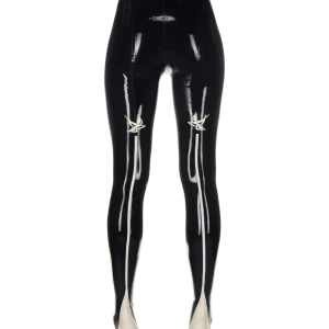 Latex Black Hirondelle Tights